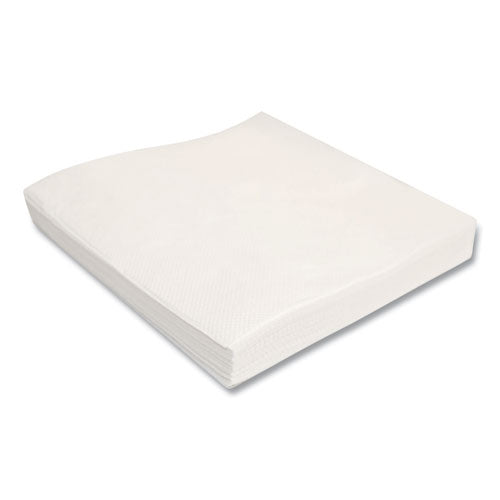 Image of Morcon Tissue L12500 Morsoft 1/4 Fold Lunch Napkins, 1-Ply, 11.8 x 11.8, White, 6,000/Carton