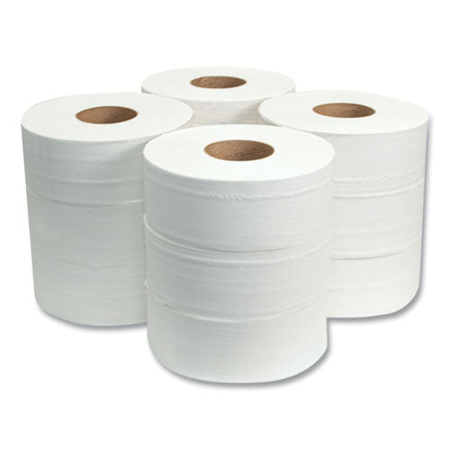 Image of Morcon Tissue M99 Jumbo Bath Tissue, Septic Safe, 2-Ply, 3.3" x 1,000 ft, White, 12 Rolls/Carton