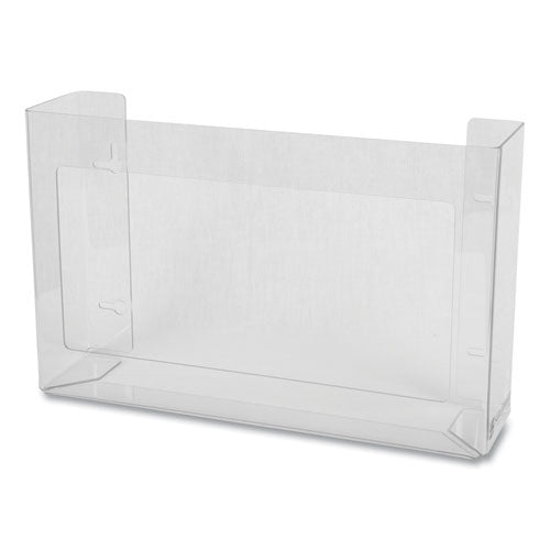 Image of San Jamar® G0805 Clear Plexiglas Disposable Glove Dispenser, 3-Box, Plexiglas, Clear, 18 x 3.75 x 10