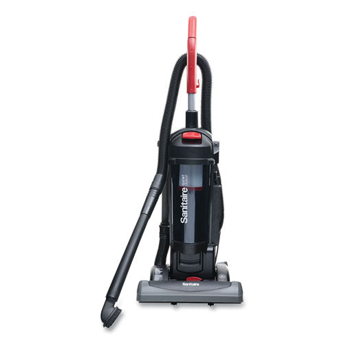 Image of Sanitaire® SC5845D FORCE QuietClean Upright Vacuum SC5845D, 15" Cleaning Path, Black