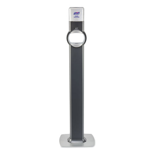 Image of PURELL® 6424-DS Fs6 Touch-Free Floor Stand Dispenser, 1,200 Ml, 12.5 X 11.3 X 38.5, Graphite