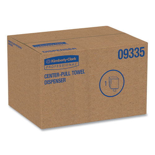 Image of Kimberly-Clark Professional 09335 In-Sight Sr. Center Pull Dispenser, 10.65 X 10 X 12.5, Smoke