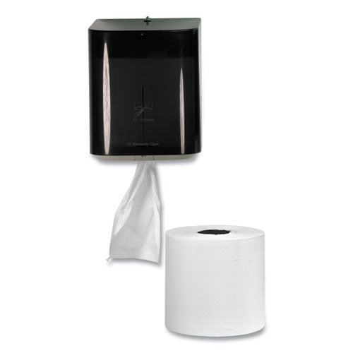 Image of Kimberly-Clark Professional 09335 In-Sight Sr. Center Pull Dispenser, 10.65 X 10 X 12.5, Smoke