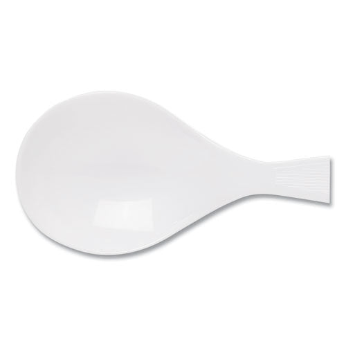 Image of Dixie® SH217 Plastic Cutlery, Heavyweight Soup Spoon, White, 1,000/Carton