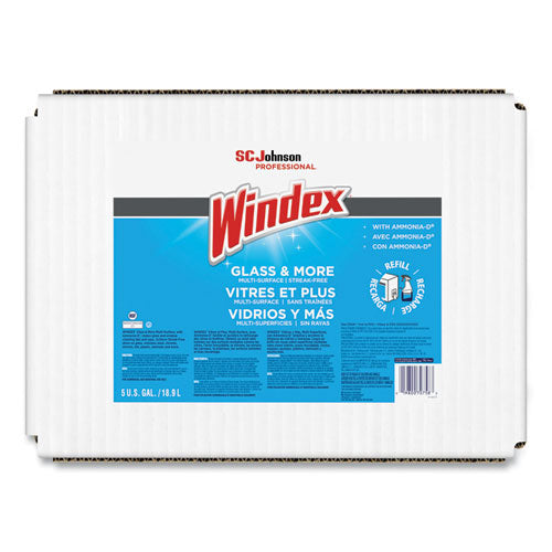 Image of Windex® 696502 Glass Cleaner with Ammonia-D, 5 gal Bag-in-Box Dispenser