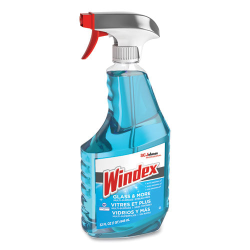 Image of Windex® 322338 Ammonia-D Glass Cleaner, Fresh, 32 Oz Spray Bottle, 8/carton