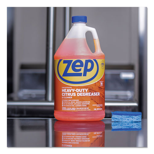 Image of Zep Commercial® ZUCIT128 Cleaner And Degreaser, 1 Gal Bottle, 4/carton