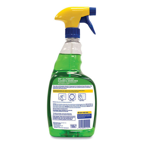 Image of Zep Commercial® ZUALL32 All-Purpose Cleaner And Degreaser, 32 Oz Spray Bottle
