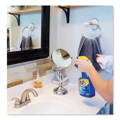 Image of Zep Commercial® ZU112032 Streak-Free Glass Cleaner, Pleasant Scent, 32 Oz Spray Bottle, 12/carton
