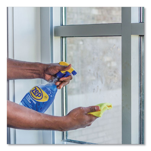 Image of Zep Commercial® ZU112032 Streak-Free Glass Cleaner, Pleasant Scent, 32 Oz Spray Bottle, 12/carton