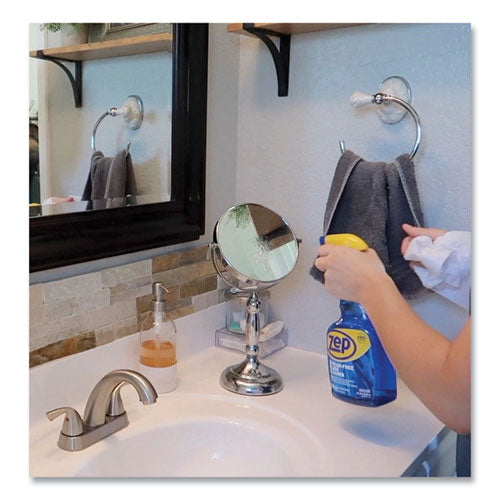 Image of Zep Commercial® ZU112032 Streak-Free Glass Cleaner, Pleasant Scent, 32 Oz Spray Bottle