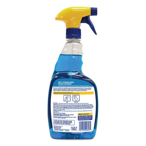 Image of Zep Commercial® ZU112032 Streak-Free Glass Cleaner, Pleasant Scent, 32 Oz Spray Bottle