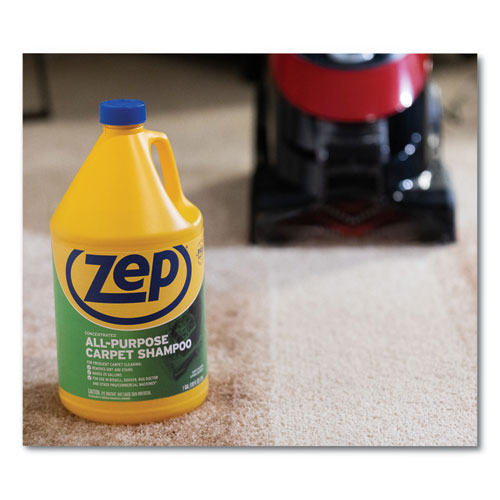 Image of Zep Commercial® ZUCEC128 Concentrated All-Purpose Carpet Shampoo, Unscented, 1 gal, 4/Carton