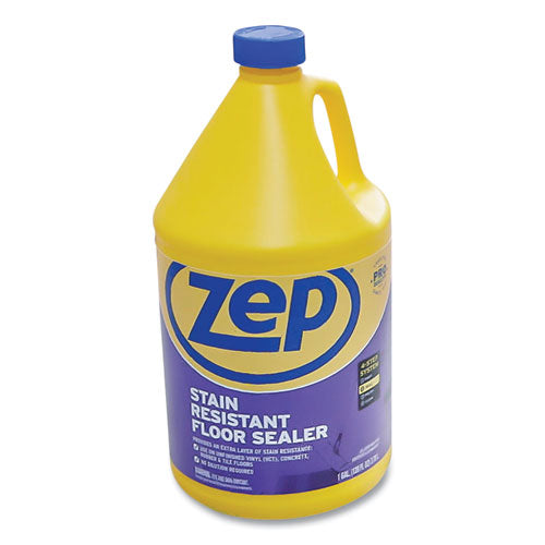 Image of Zep Commercial® ZUFSLR128 Stain Resistant Floor Sealer, Unscented, 1 Gal, 4/carton