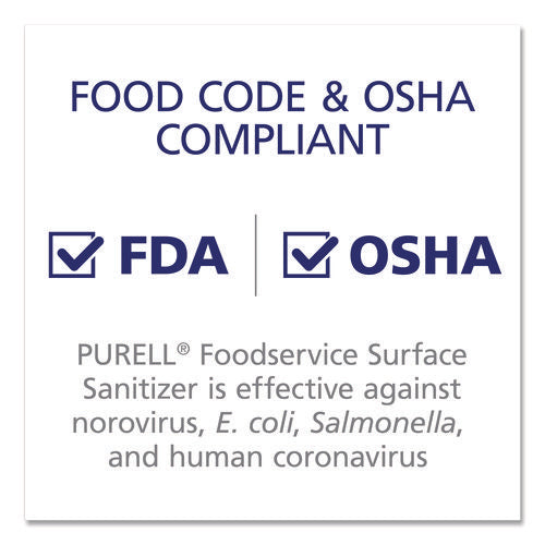 Image of PURELL® 4341-04 Foodservice Surface Sanitizer, Fragrance-Free, 1 gal Bottle, 4/Carton