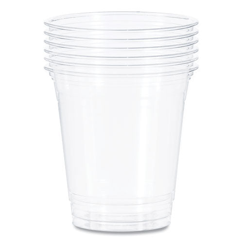 Image of SOLO® TP12 Ultra Clear PET Cups, Practical Fill, 12 oz to 14 oz, Plastic, 50/Bag, 20 Bags/Carton