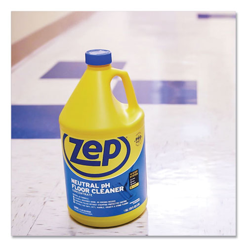 Image of Zep Commercial® ZUNEUT128 Neutral Floor Cleaner, Fresh Scent, 1 Gal Bottle
