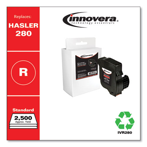 Image of Innovera® IVR280 Remanufactured Red Postage Meter Ink, Replacement for IM-280 (ISINK2IMINK2), 2,500 Page-Yield