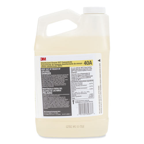 Image of 3M 7010342249 Disinfectant Cleaner Rct Concentrate, 0.5 Gal Bottle, Fragrance-Free, 4/carton