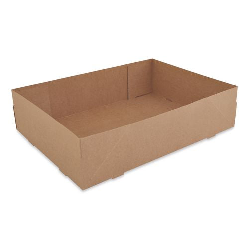 Image of SCT® 1268 Kraft Donut Trays, 13.5 x 9.88 x 3.38, Brown, Paper, 150/Carton
