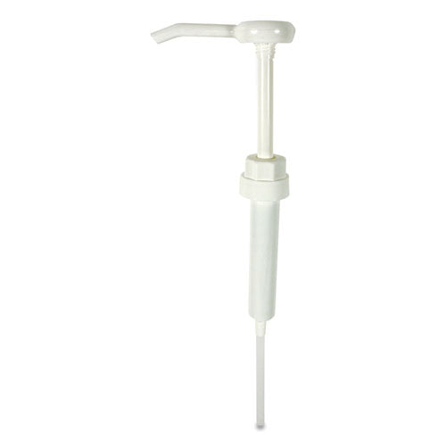 Image of Impact® 904DZ ECONOMY PLASTIC DISPENSING PUMP, 38 MM CAP FITS 1 GAL BOTTLES, WHITE