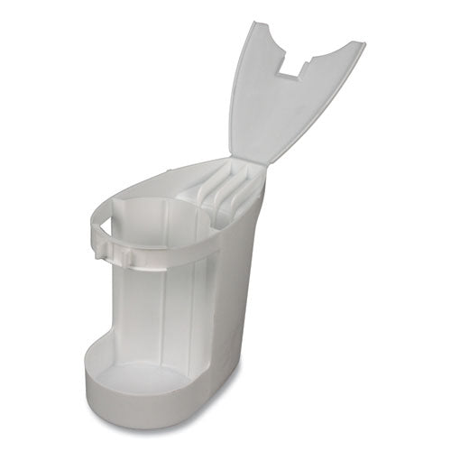 Image of Impact® 100 Super Toilet Bowl Caddy, Plastic, White