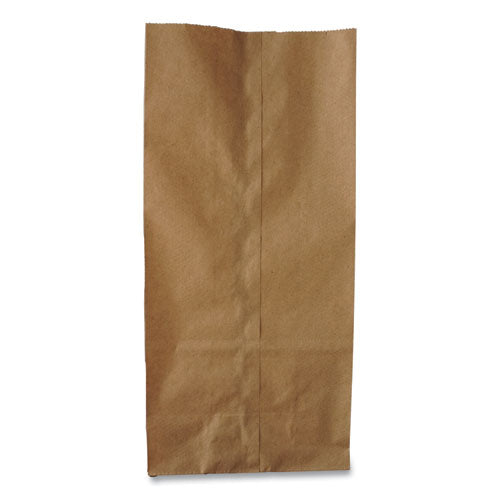 Image of Ross & Wallace Paper Products 100306500PK/BL Grocery Paper Bags, 6# Size, 35# Basis Weight, 5.88" x 3.63" x 11", Kraft, 500/Bundle