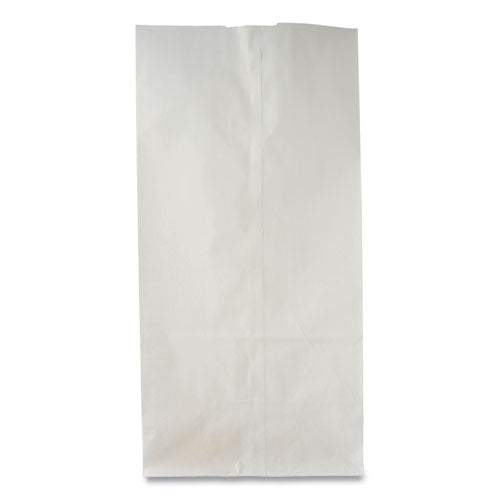 Image of Ross & Wallace Paper Products 120306500PK/BL Grocery Paper Bags, 6# Size, 35# Basis Weight, 5.88" x 3.63" x 11", White, 500/Bundle
