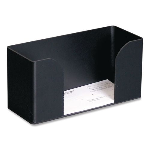 Image of CONTROLTEK® 500078 Forms Holder, 1 Compartment, 10" x 3.75" x 5", Black