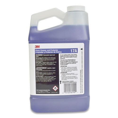 Image of 3M 17A Glass Cleaner And Protector Concentrate, 2 L Bottle, 4/carton