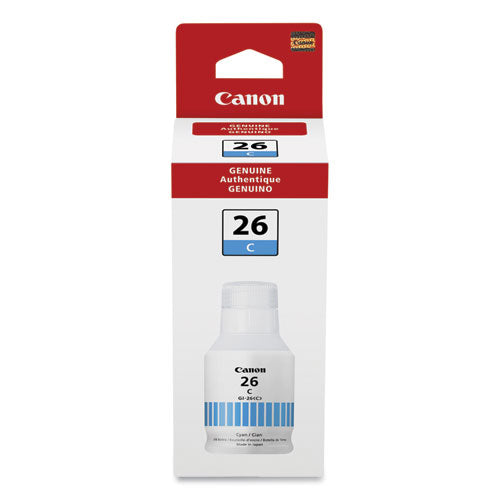 Image of Canon® 4421C001 4421c001 (gi-26) Ink, 14,000 Page-Yield, Cyan