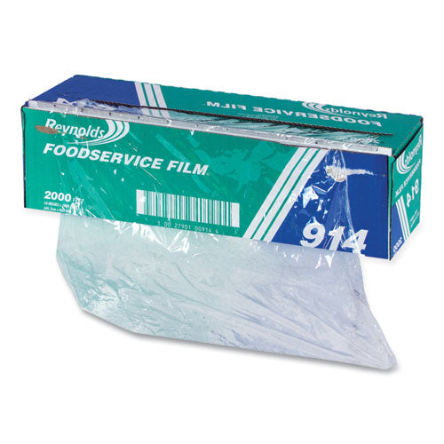 Image of Reynolds Wrap® 000000000000000914 PVC Film Roll with Cutter Box, 18" x 2,000 ft