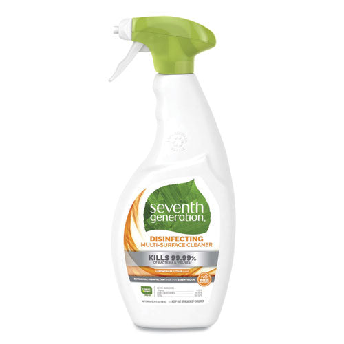 Image of Seventh Generation® 22810 Botanical Disinfecting Multi-Surface Cleaner, 26 Oz Spray Bottle, 8/carton