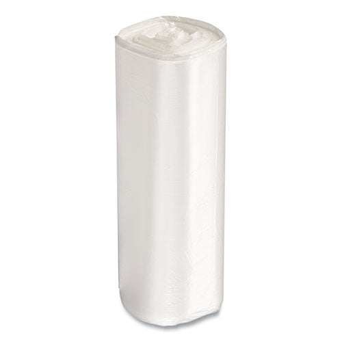 Image of Inteplast Group VALH3860N22 High-Density Commercial Can Liner Value Pack, 60 gal, 19 mic, 38" x 58", Clear, Interleaved Roll, 25 Bags/Roll, 6 Rolls/CT