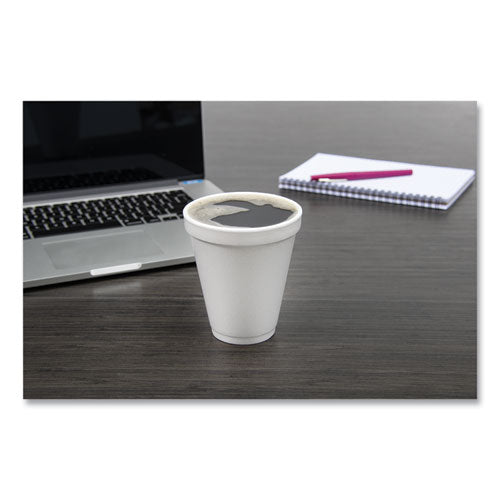 Image of Dart® 12J16 Foam Drink Cups, 12 oz, Squat, White, 1,000/Carton