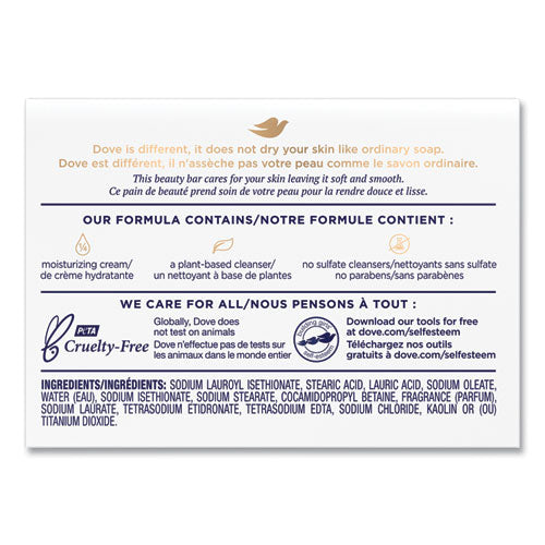 Image of Dove® 61073EA White Beauty Bar, Light Scent, 2.6 Oz
