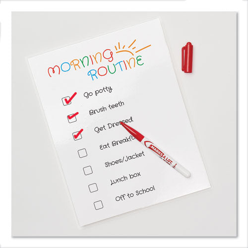 Image of Avery® 73601 Clear Self-Adhesive Laminating Sheets, 3 Mil, 9" X 12", Matte Clear, 50/box