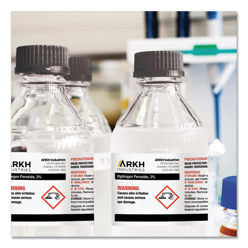 Image of Avery® 60505 Ultraduty Ghs Chemical Waterproof And Uv Resistant Labels, 2 X 4, White, 10/sheet, 50 Sheets/box