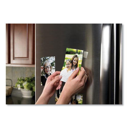 Image of Scotch® R100S Restickable Mounting Tabs, Holds Up to 0.25 lb, 1" x 1", Clear, 18/Pack