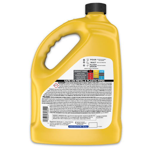 Image of Drano® 696642 Max Gel Clog Remover, Bleach Scent, 128 Oz Bottle
