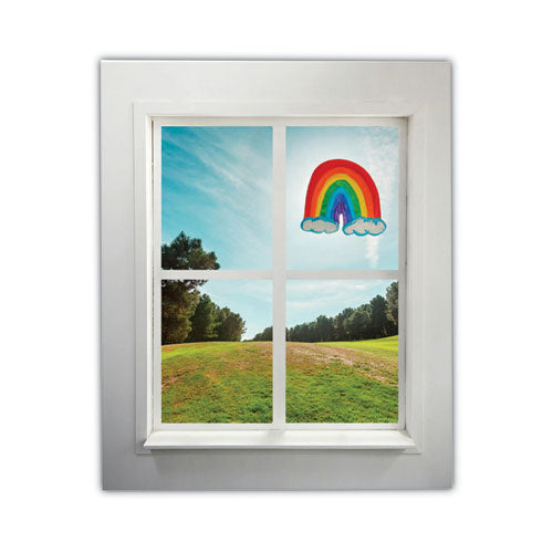 Image of Scotch® R105S Restickable Mounting Tabs, Holds Up to 0.6 lb, 0.88" Pre-Cut Circles, Clear, 18/Pack