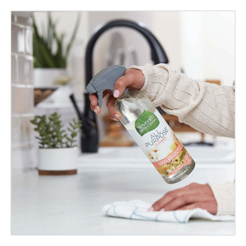 Image of Seventh Generation® 44714EA Natural All-Purpose Cleaner, Morning Meadow, 23 Oz Trigger Spray Bottle