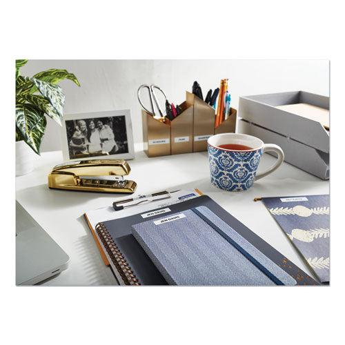 Image of DYMO® 91331 Letratag Plastic Label Tape Cassette, 0.5" X 13 Ft, White