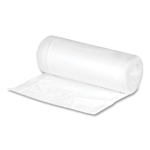 Image of Earthsense® Commercial 1507072 Linear-Low-Density Recycled Tall Kitchen Bags, Open-Face, 13 gal, 24" x 33", White, 15 Bags/Roll, 10 Rolls/Box