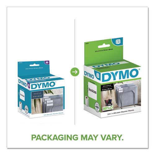 Image of DYMO® 30370 Labelwriter Multipurpose Labels, 2" X 2.31", White, 250 Labels/roll