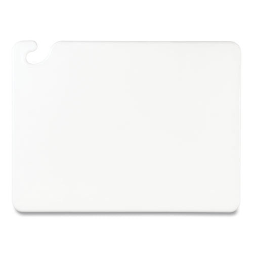 Image of San Jamar® CB152012WH Cut-N-Carry Color Cutting Boards, Plastic, 20 x 15 x 0.5, White