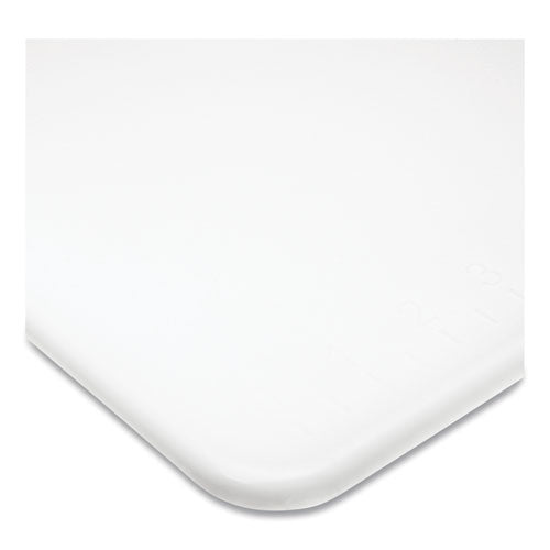 Image of San Jamar® CB152012WH Cut-N-Carry Color Cutting Boards, Plastic, 20 x 15 x 0.5, White