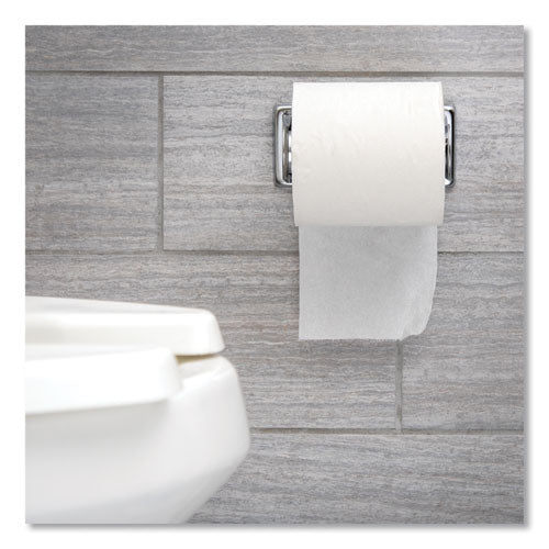 Image of San Jamar® R200XC Locking Toilet Tissue Dispenser, 6 x 4.5 x 2.75, Chrome