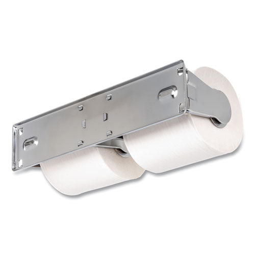 Image of San Jamar® R260XC Locking Toilet Tissue Dispenser, 12.38 x 4.5 x 2.75, Chrome