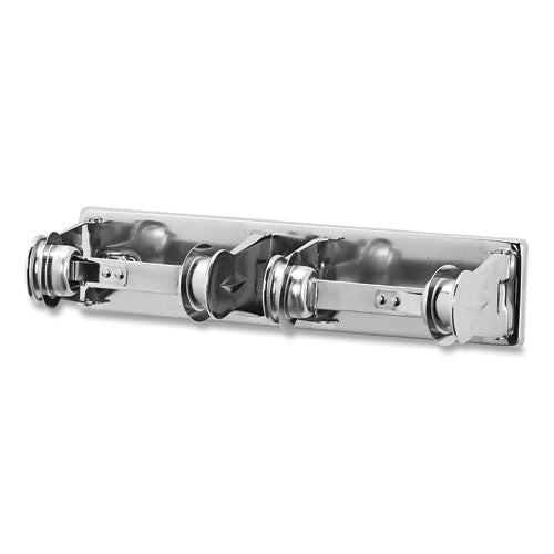 Image of San Jamar® R260XC Locking Toilet Tissue Dispenser, 12.38 x 4.5 x 2.75, Chrome